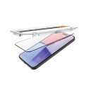 Spigen tempered glass screen protector Glas.tR Ez Fit FC iPhone 15 Pro Max, black 2pcs
