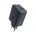 Rychlá nabíječka Acefast GaN (2xUSB-C / USB-A) PPS / PD / QC4+ 65W černá (A41)