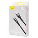 Baseus Glimmer Series rychlonabíjecí kabel USB-A - USB-C 100W 480Mbps 1m černý