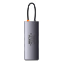 Baseus StarJoy HUB 8portový USB-C - 3x USB-A / 1x HDMI / 1x RJ45 / 1x SD/TF / 1x USB-C PD šedý