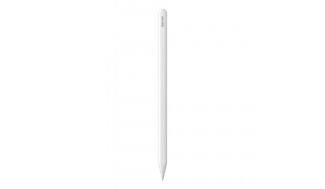 Baseus stylus with wireless charging for iPad white + replaceable tip