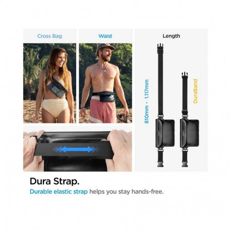 Spigen Aqua Shield A620 Waterproof Hip Bag IPX8 - Black