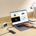 Baseus Lite Series multifunctional HUB USB Type C - 2 x USB 3.0 / USB Type C PD / HDMI 1,4 / SD / TF