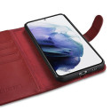 iCarer kaitseümbris Haitang Leather Wallet Samsung Galaxy S22+, punane
