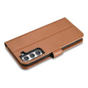 iCarer Haitang Leather Wallet Case Leather Case for Samsung Galaxy S22 + (S22 Plus) Wallet Housing C