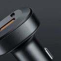 Acefast car charger 66W 2x USB Type C / USB, PPS, Power Delivery, Quick Charge 4.0, AFC, FCP, SCP bl