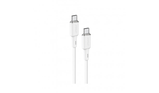 Acefast C2-03-CC USB-C - USB-C PD QC cable 60W 3A 480Mb/s 1.2m - white