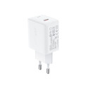 Acefast charger GaN USB Type C 30W, PD, QC 3.0, AFC, FCP white (A21 white)