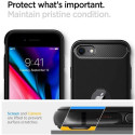 Spigen kaitseümbris Rugged Armor Apple iPhone SE 2020/2022, must