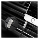 Ugreen flat cable AUX audio cable 3.5 mm mini jack 2m silver (10599)