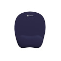 MOUSE PAD NATEC CHIPMUNK NAVY BLUE 230X200MM MEMORY FOAM FILLING