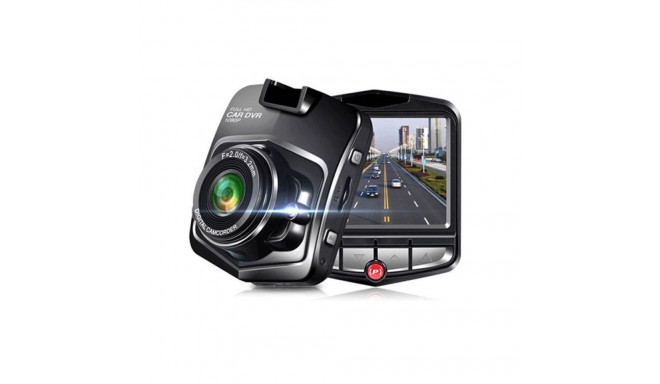 iWear GT4 HD Car DVR Dashboard Video Camera with G-Sensor 1080p HD 140° Wide Angle 2.4'' LCD Black