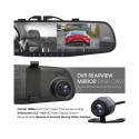 iWear GT5 2in1 Mirror + HD Car DVR Dashboard 