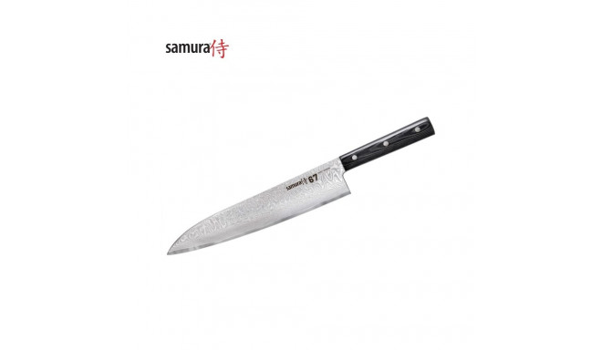 Samura DAMASCUS 67 Universal Kitchen Chef’s knife 240mm from AUS 10 Damascus steel 61 HRC (67 layers