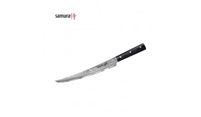 Samura Damascus 67 virtuves nazis Sagriešanai šķēlēs Tanto 230mm AUS 10 Japan tērauda 61 HRC (67 slā