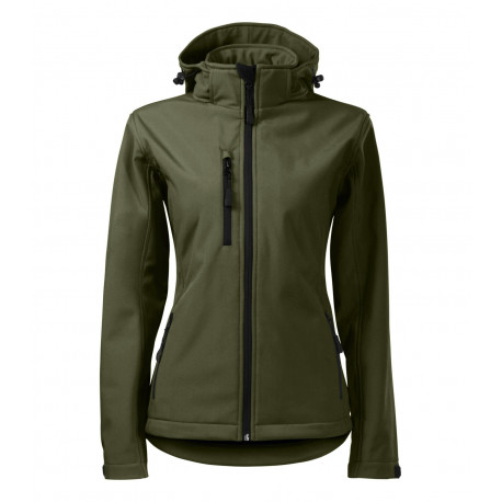 Adler naiste softshell kapuutsiga 521 military M
