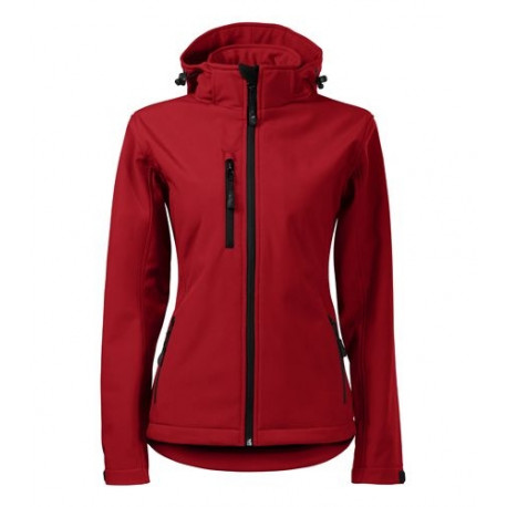Adler naiste softshell kapuutsiga 521 punane 3XL
