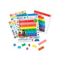 Rainbow Fraction Tiles With Tray Learning Resources LER 0615