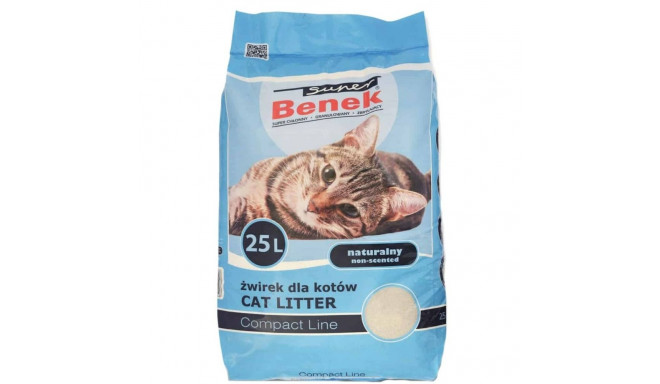 Cat Litter Super Benek Compact Natural Beige 25 L