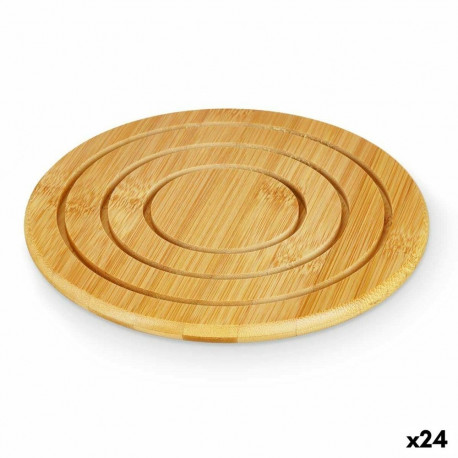 Lauamatt Kinvara Naturaalne Bambus Ringjas 19 x 1 x 19 cm (24 Ühikut)