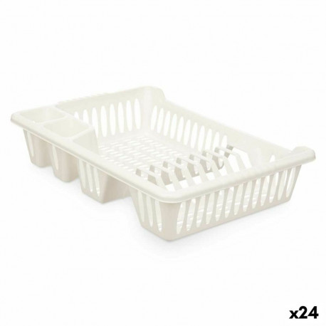 Köögi Kraanikausi Kuivatusrest Kinvara YMA04 1098 01 Valge 40 x 8 x 29,5 cm (24 Ühikut)