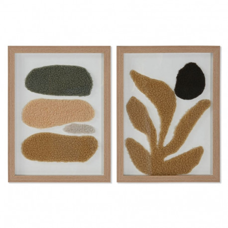 Glezna Home ESPRIT Abstrakts Urbāns 30 x 2,5 x 40 cm (2 gb.)