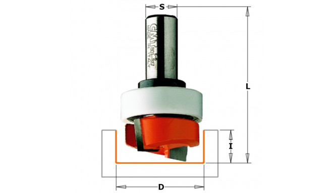 MORTISING BIT HW S=6 D=19 X19