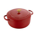 Ballarini Bellamonte Round Cast Iron Pot - Red, 5.5 ltr