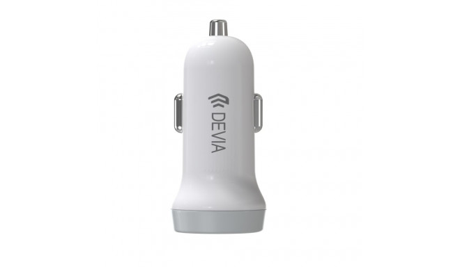 Devia car charger Smart 2x USB 3,1A white