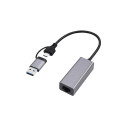 USB 3.1 + type-C Gigabi t network adapter