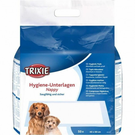 Imavad aluslinad kutsikatele Trixie Puppy Nappy 40 x 60 cm Valge 50 Ühikut