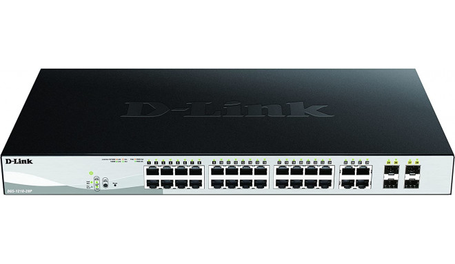 D-Link DGS-1210-28P/E, switch (silver/black)