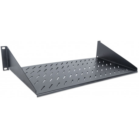 Intellinet 2U riiul 250mm rack 19" 2 kinnituspunkti, perforeeritud, must