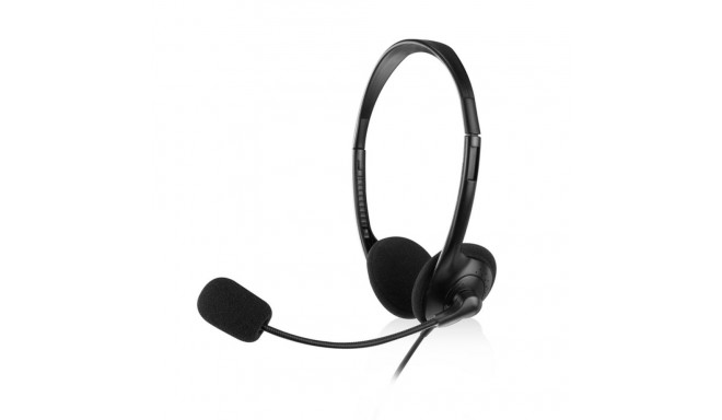 Kõrvaklapid Mikrofoniga Ewent EW3567 Must