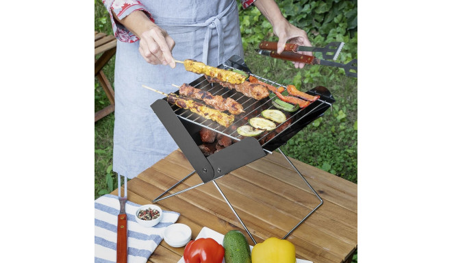 Mini Folding Portable Barbecue for Charcoal Foldecue InnovaGoods