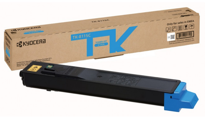 Kyocera TK 8115C - cyan - original - toner cartridge