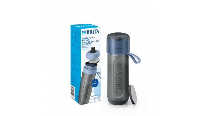 Active + 2 MicroDisc filter bottle light blue