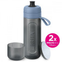 Active + 2 MicroDisc filter bottle light blue