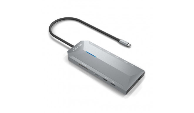 USB-jaotur Aisens ASUC-12P005-GR Hall 100 W