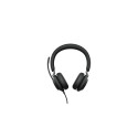 Headphones with microphone Jabra Evolve2 40, MS Stereo