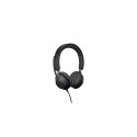 Headphones with microphone Jabra Evolve2 40, MS Stereo