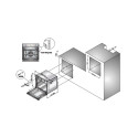 Integreeritav ahi Schlosser OE459DTW, valge