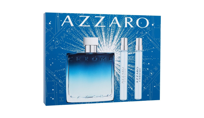 Azzaro Chrome Eau de Parfum (100ml) (Edp 100 ml + Edp 10 ml + Edt 10 ml)