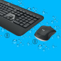 Klaviatuur ja Hiir Logitech 920-008685 Must Qwerty US