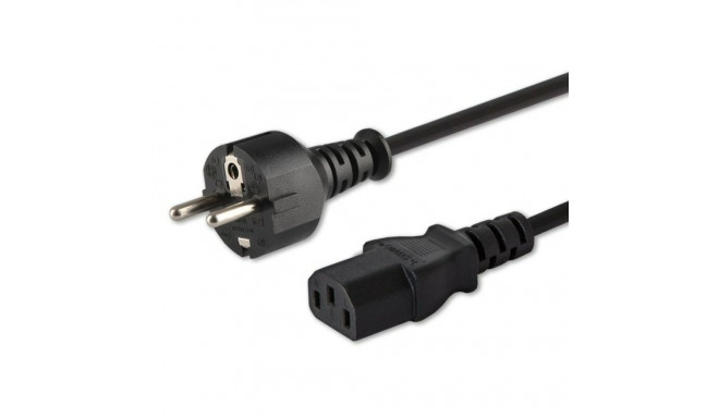 Power Cord Savio CL-138 Schuko IEC C13 Black 1,8 m