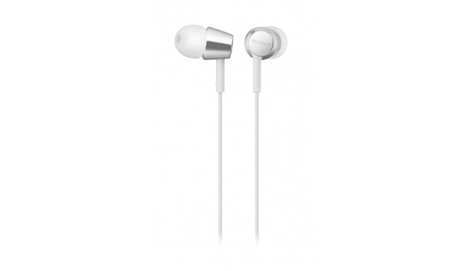 Sony kõrvaklapid MDR-EX15AP, valge