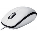 Logitech M100, mouse (white/grey, compatible with Windows/macOS/ChromeOS/Linux)