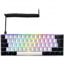 Sharkoon SKILLER SGK50 S4, gaming keyboard (white/black, ES layout, Kailh Red)