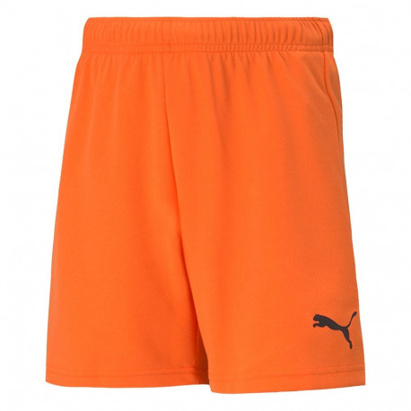 Spodenki dla dzieci Puma teamRISE Short Jr pomarańczowe 704943 08 116cm