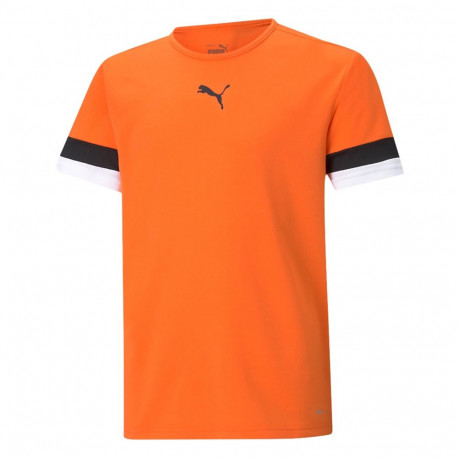 Koszulka dla dzieci Puma teamRISE Jersey Jr pomarańczowa 704938 08 152